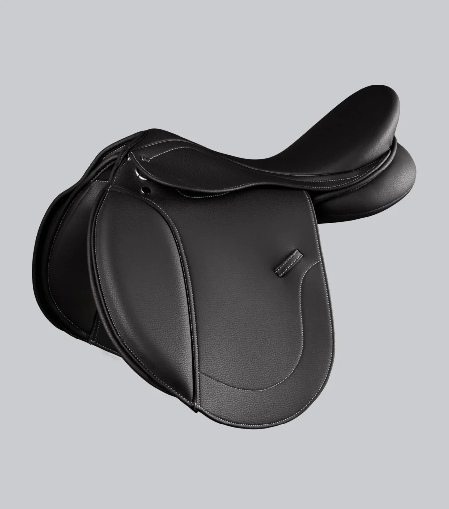 Bourges Synthetic GP Saddle Black