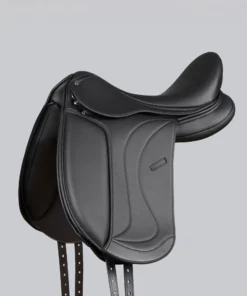 Reims Synthetic Dressage Saddle Black